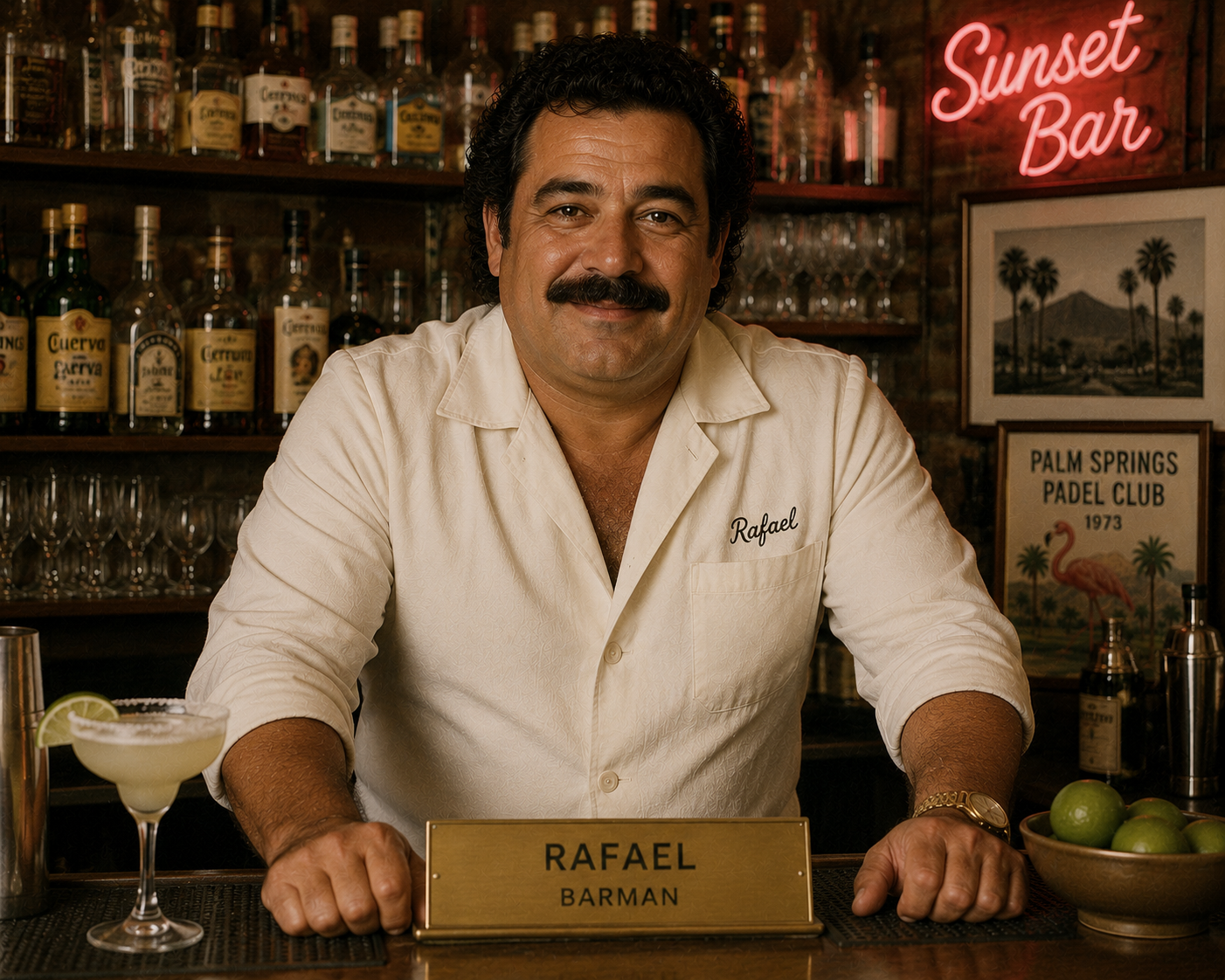 Rafael β Barman, Sunset Bar