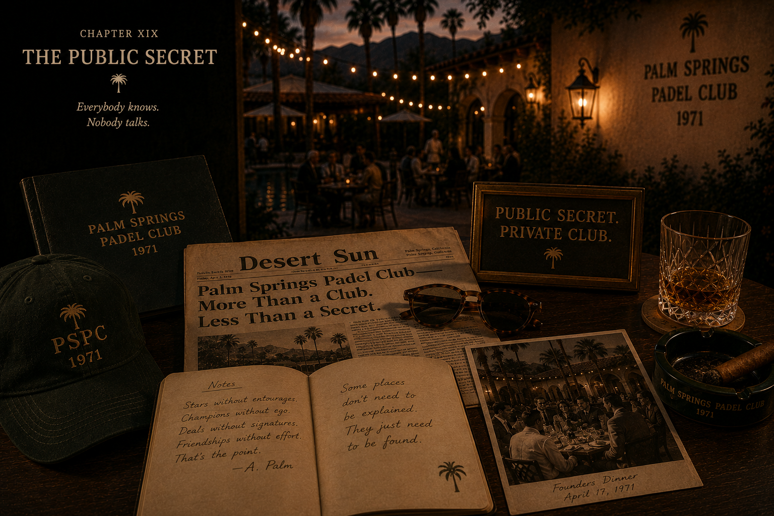 Public Secret. Private Club.
