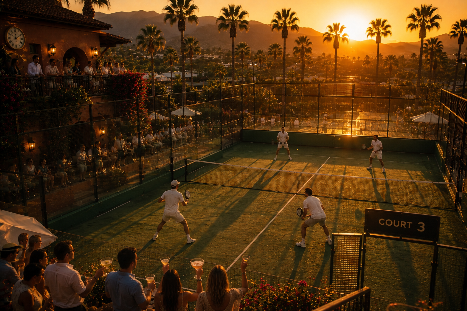 A match on Court Three