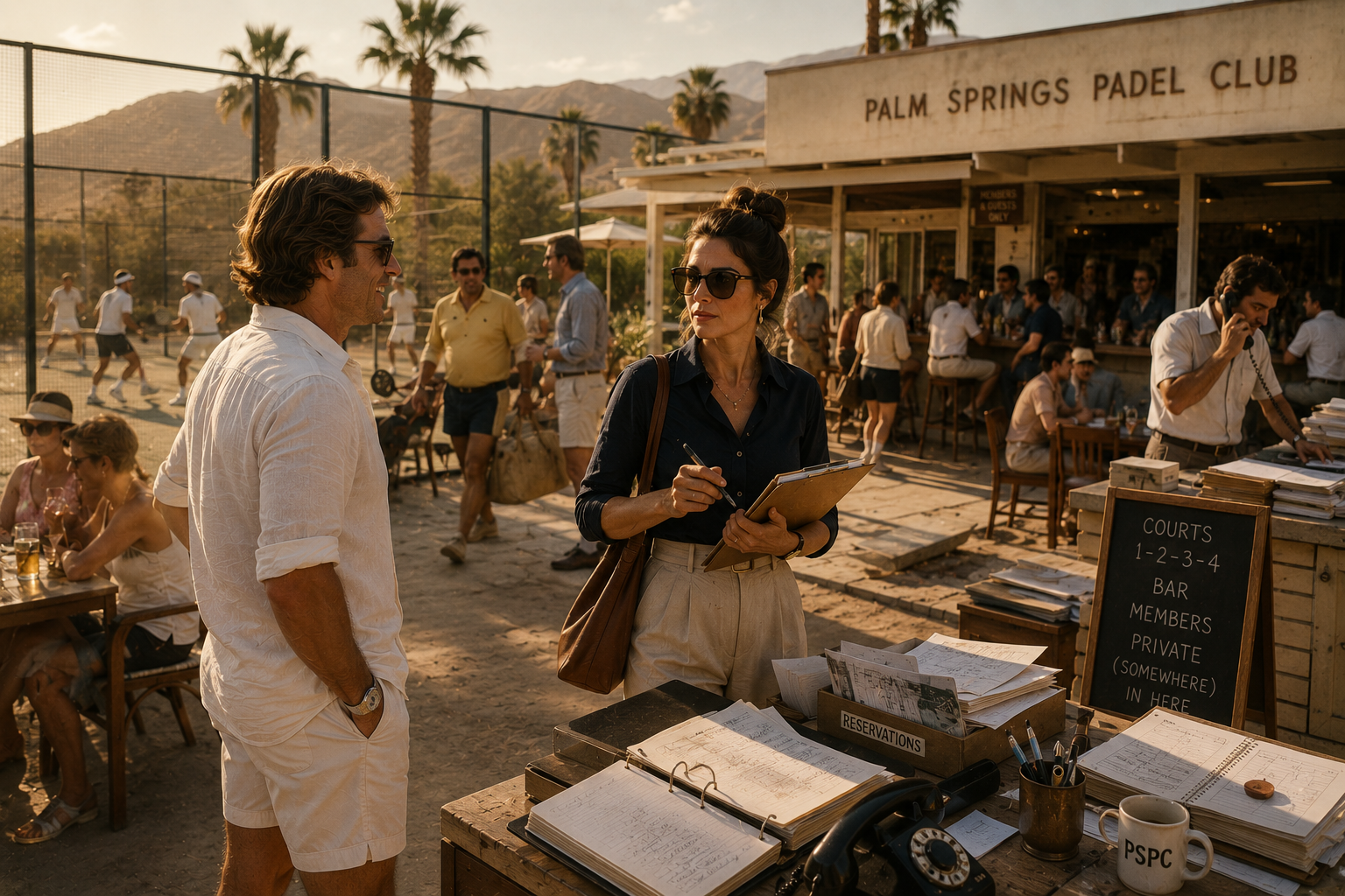 The early days β Palm Springs Padel Club
